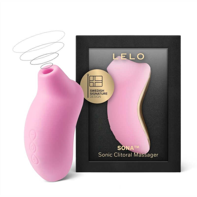 LELO SONA SONIC CLITORAL MASSAGER PINK POWERFUL CLITORAL STIMULATOR FOR WOMEN