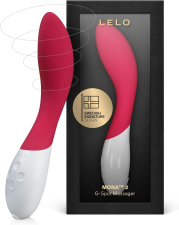 LELO MONA 2 G-SPOT VIBRATOR - CURVED PERSONAL MASSAGER IN CERISE FOR INTIMATE PLEASURE
