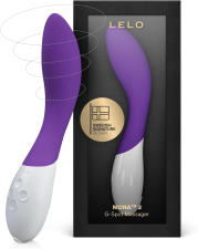 LELO MONA 2 G-SPOT VIBRATOR CURVED PERSONAL MASSAGER IN PURPLE FOR INTENSE PLEASURE