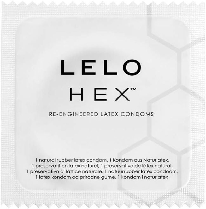 LELO HEX ORIGINAL ULTRA THIN CONDOMS STRONG, DURABLE, 3-PACK FOR ENHANCED SENSATION