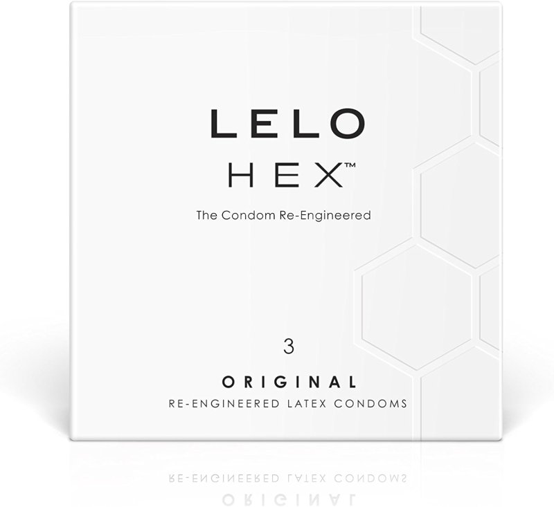LELO HEX ORIGINAL ULTRA THIN CONDOMS STRONG, DURABLE, 3-PACK FOR ENHANCED SENSATION