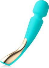 LELO SMART WAND LARGE BODY MASSAGER 10 VIBRATION PATTERNS, WATERPROOF AQUA DESIGN