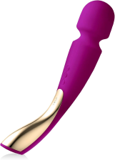 LELO SMART WAND LARGE BODY MASSAGER 10 VIBRATION PATTERNS, DEEP ROSE COLOR, FULL-BODY USE