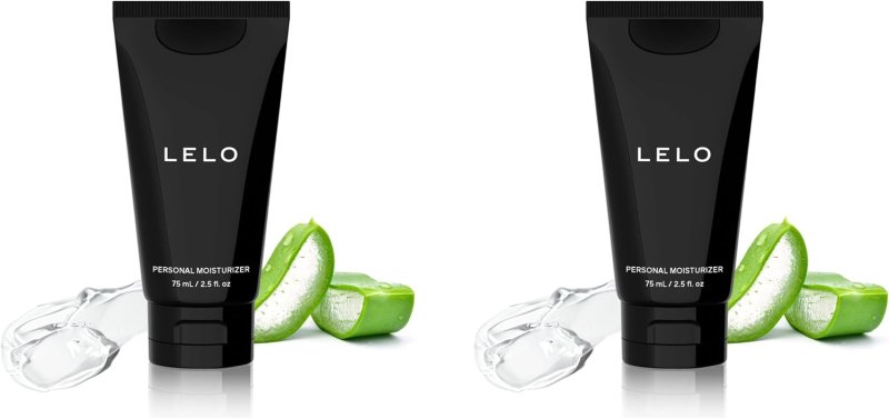 LELO WATER-BASED PERSONAL LUBRICANT WITH ALOE VERA FOR WOMEN MEN, 75ML, PACK OF 2