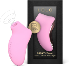 LELO SONA 2 TRAVEL MINI SONIC CLITORAL VIBRATOR STIMULATOR PINK PORTABLE PLEASURE DEVICE