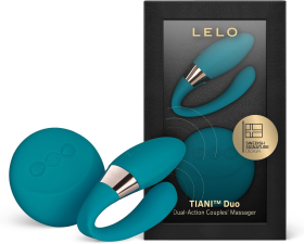 LELO TIANI DUO COUPLES VIBRATOR DUAL MOTORS, WATERPROOF, BLUE INTIMATE PLEASURE TOY