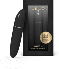 LELO MIA 3 MINI PERSONAL MASSAGER DISCREET BLACK CLITORAL VIBRATOR FOR INTIMATE USE