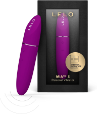LELO MIA 3 MINI PERSONAL MASSAGER DISCREET CLITORAL VIBRATOR IN DEEP ROSE COLOR