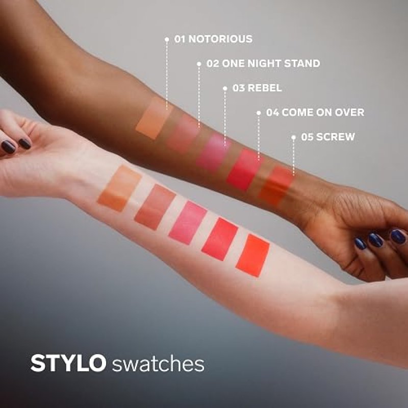 LELO STYLO NOTORIOUS CREAMY MATTE LIPSTICK LONG LASTING, VIBRANT LIP COLOR