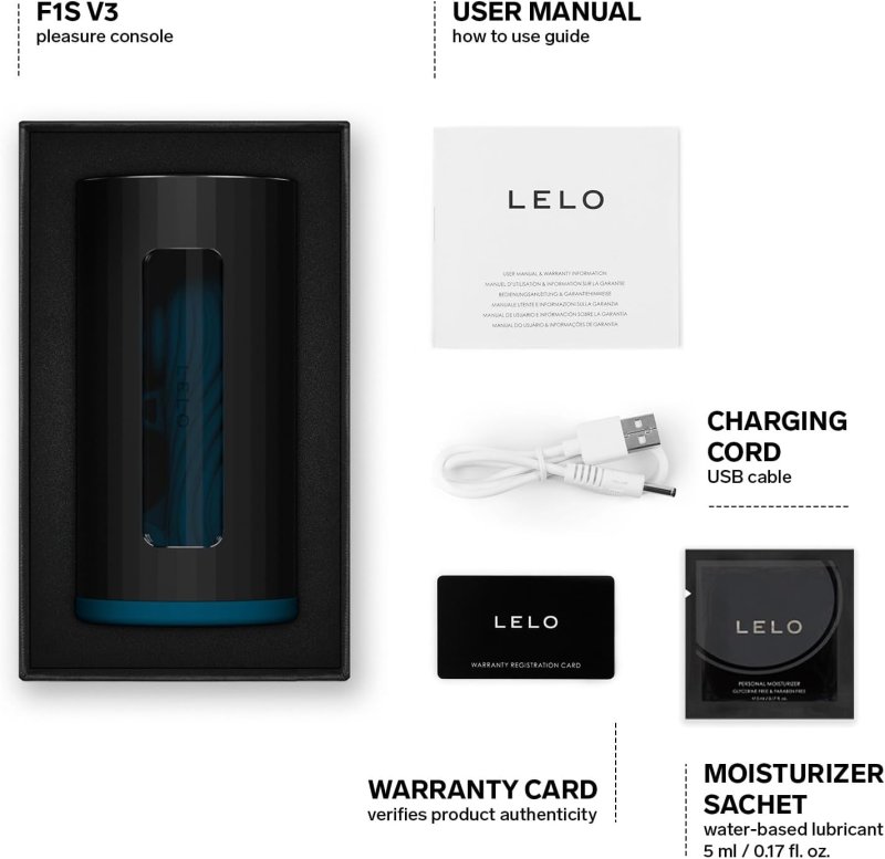 LELO F1S V3 AI PLEASURE CONSOLE AUTOMATIC MALE MASTURBATOR IN TEAL COLOR