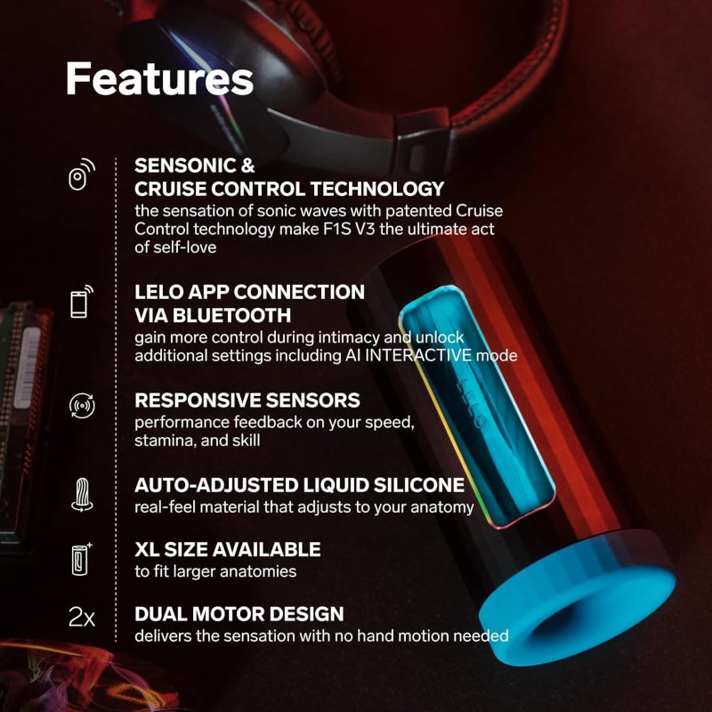 LELO F1S V3 AI PLEASURE CONSOLE AUTOMATIC MALE MASTURBATOR IN TEAL COLOR