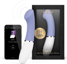 LELO GIGI 3 APP-CONTROLLED G-SPOT VIBRATOR 8 SETTINGS, POWDER BLUE, POWERFUL QUIET