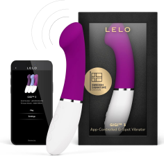 LELO GIGI 3 APP-CONTROLLED G-SPOT VIBRATOR WITH 8 SETTINGS DEEP ROSE COLOR