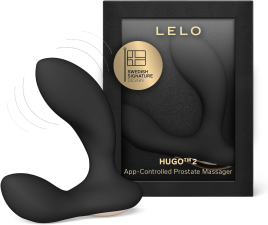 LELO HUGO 2 APP-CONTROLLED BLACK PROSTATE MASSAGER ADVANCED ANAL TOY FOR MEN
