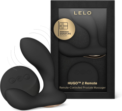 LELO HUGO 2 WIRELESS REMOTE PROSTATE MASSAGER BLACK ANAL TOY FOR MEN