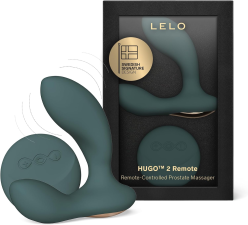 LELO HUGO 2 WIRELESS PROSTATE MASSAGER REMOTE CONTROL ANAL TOY GREEN