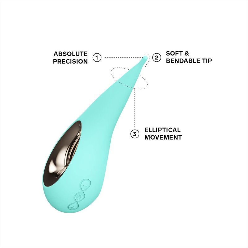 LELO DOT AQUA CLITORAL VIBRATOR PINPOINT CLITORAL MASSAGER FOR TARGETED STIMULATION