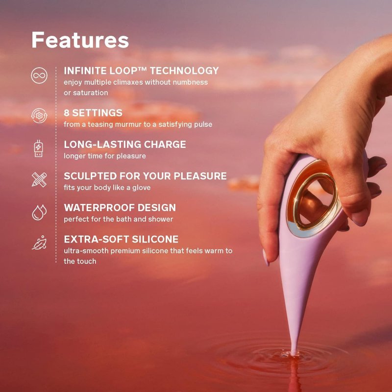 LELO DOT AQUA CLITORAL VIBRATOR PINPOINT CLITORAL MASSAGER FOR TARGETED STIMULATION