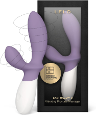 LELO LOKI WAVE 2 WATERPROOF VIBRATING PROSTATE MASSAGER VIOLET ANAL TOY FOR MEN