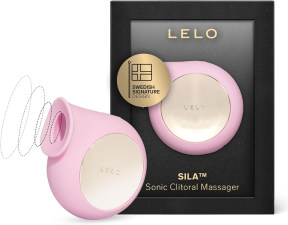 LELO SILA SONIC CLIT SUCKER VIBRATOR AIR-PULSE SUCTION STIMULATOR, PINK