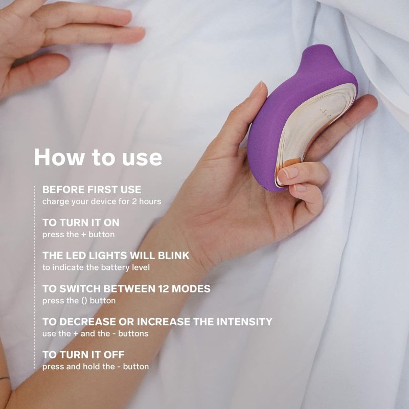 LELO SONA 2 CRUISE SONIC SUCTION CLITORAL VIBRATOR POWERFUL CERISE STIMULATOR