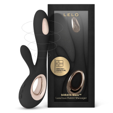 LELO SORAYA WAVE THRUSTING RABBIT VIBRATOR WITH WAVEMOTION TECHNOLOGY BLACK