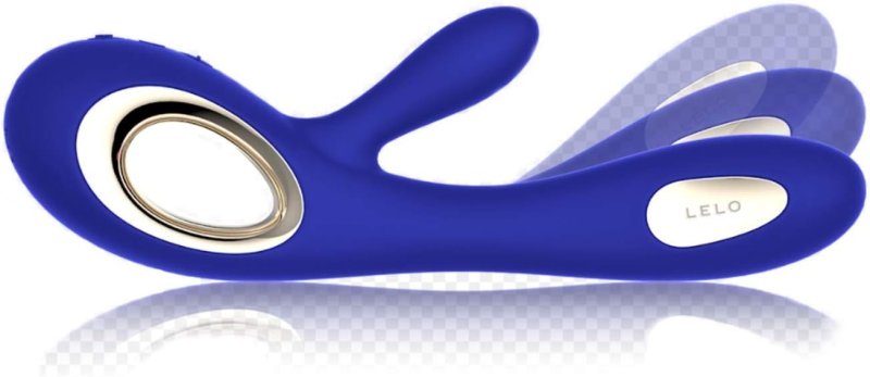 LELO SORAYA WAVE THRUSTING RABBIT VIBRATOR WITH WAVEMOTION TECHNOLOGY BLACK