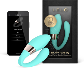 LELO TIANI HARMONY APP-CONTROLLED COUPLES VIBRATOR WITH 10 SETTINGS AQUA COLOR