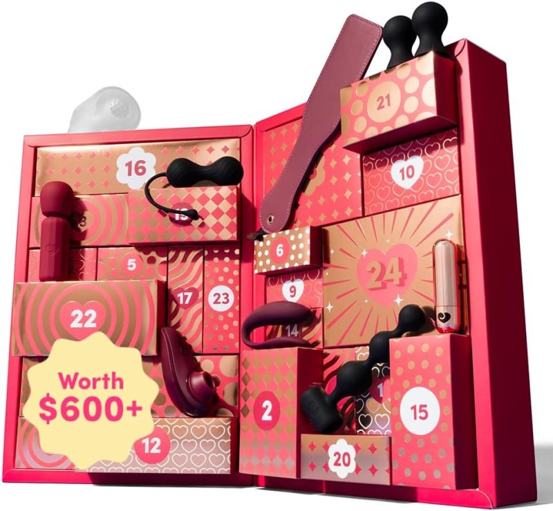 WOMANIZER LOVEHONEY COUPLES SEX TOY ADVENT CALENDAR 2026 24 DAYS OF TOYS WORTH OVER 600