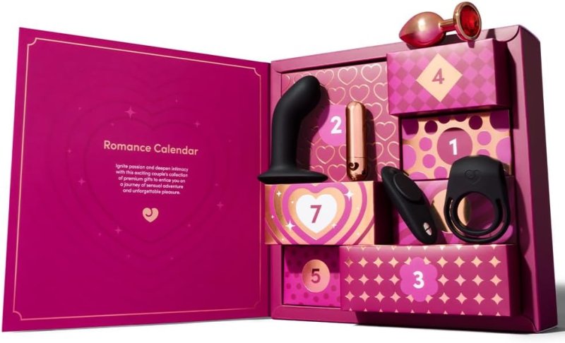 WOMANIZER ROMANCE 7 DAY ADVENT CALENDAR 2026 FOR COUPLES OVER 250 VALUE GIFT SET