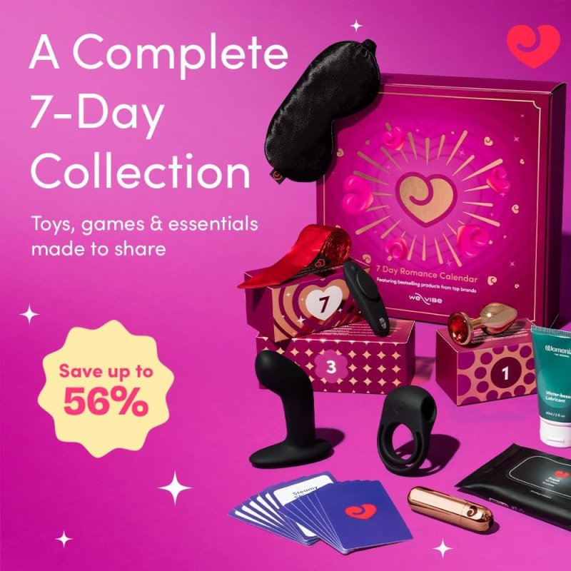 WOMANIZER ROMANCE 7 DAY ADVENT CALENDAR 2026 FOR COUPLES OVER 250 VALUE GIFT SET