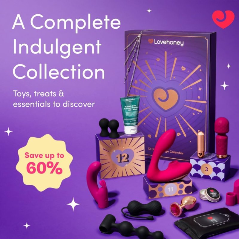 WOMANIZER LOVEHONEY INDULGE 12-DAY SEX TOY ADVENT CALENDAR FOR WOMEN OVER 300 VALUE