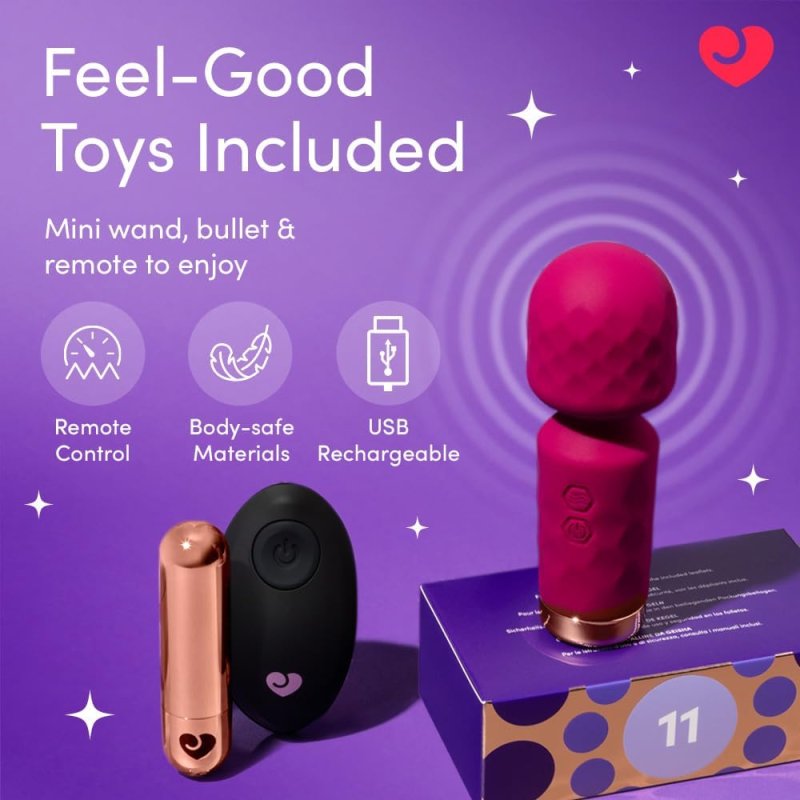 WOMANIZER LOVEHONEY INDULGE 12-DAY SEX TOY ADVENT CALENDAR FOR WOMEN OVER 300 VALUE