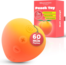 WOMANIZER PEACH CLITORAL STIMULATOR SILICONE SUCTION SEX TOY FOR WOMEN, PLEASURE DEVICE