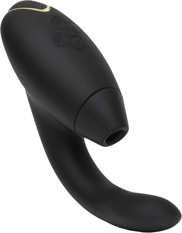 WOMANIZER INSIDEOUT CLITORAL G-SPOT VIBRATOR WITH 12 LEVELS BLACK ADULT SEX TOY