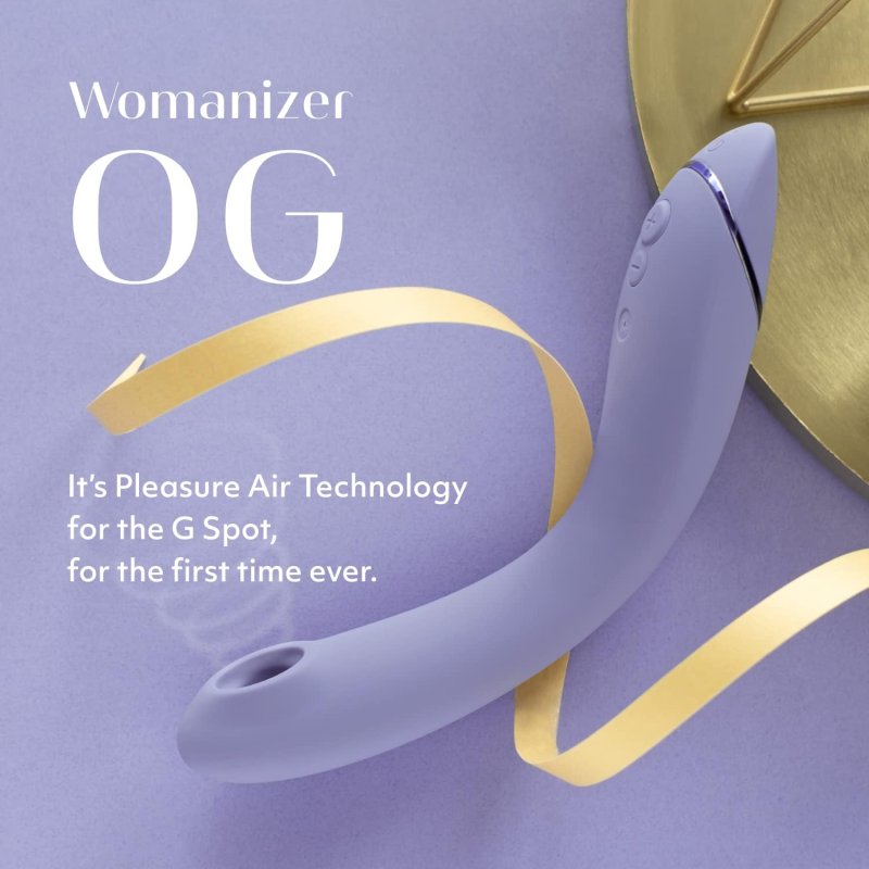 WOMANIZER OG G-SPOT VIBRATOR LILAC CLIT SUCKER SUCTION VIBRATOR FOR WOMEN
