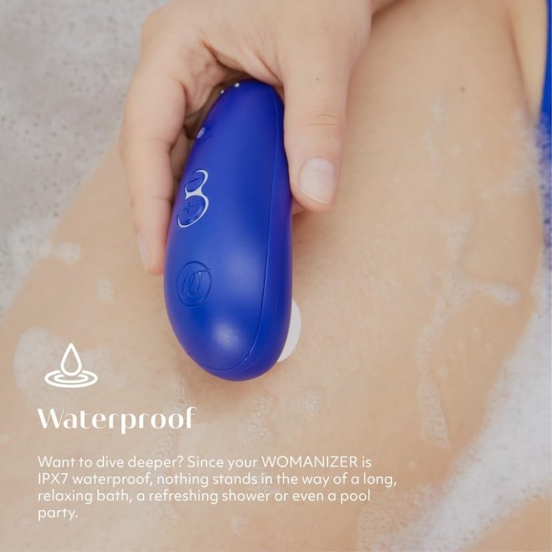 WOMANIZER STARLET 2 CLITORAL STIMULATOR VIBRATOR BLUE CLIT SUCKER FOR WOMEN