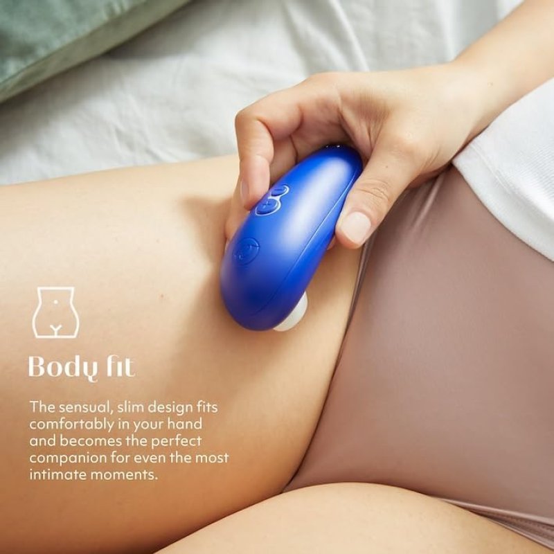 WOMANIZER STARLET 2 CLITORAL STIMULATOR VIBRATOR BLUE CLIT SUCKER FOR WOMEN