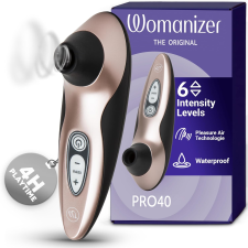 WOMANIZER PRO40 CLITORAL SUCKER VIBRATOR FOR WOMEN ROSE GOLD SEX TOY