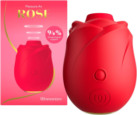 WOMANIZER ROSE CLIT SUCKER VIBRATOR 6 INTENSITY LEVELS, 4 PATTERNS, CLITORAL STIMULATOR FOR WOMEN CO