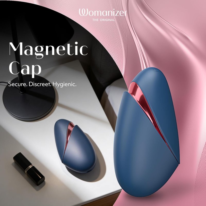 WOMANIZER NEXT LIBERTY CLITORAL SUCKING TOY POWERFUL CLIT STIMULATOR, BLUE RED OPTIONS