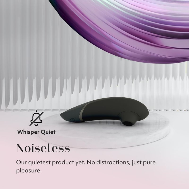 WOMANIZER NEXT 3D CLITORAL SUCKER STIMULATOR - BLACK PLEASURE AIR SEX TOY FOR WOMEN