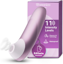 WOMANIZER PRO CLIT SUCKER VIBRATOR FOR WOMEN LILAC ADULT PLEASURE TOY