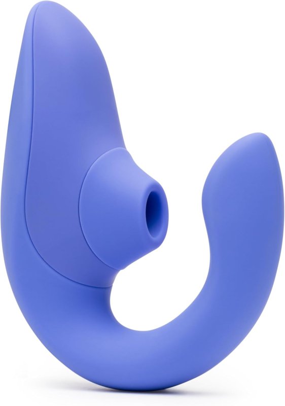 WOMANIZER BLEND MINI RABBIT VIBRATOR FOR WOMEN COMPACT BLUE PERSONAL MASSAGER