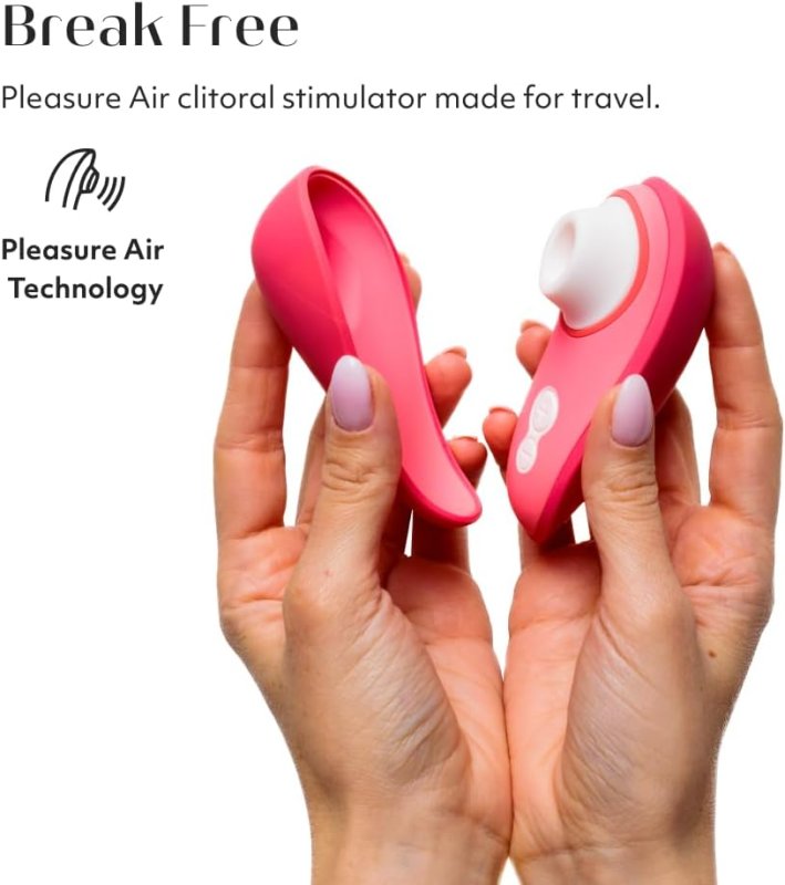 WOMANIZER LIBERTY 2 CLITORAL STIMULATOR AIR SUCKING VIBRATOR FOR WOMEN COUPLES, PINK