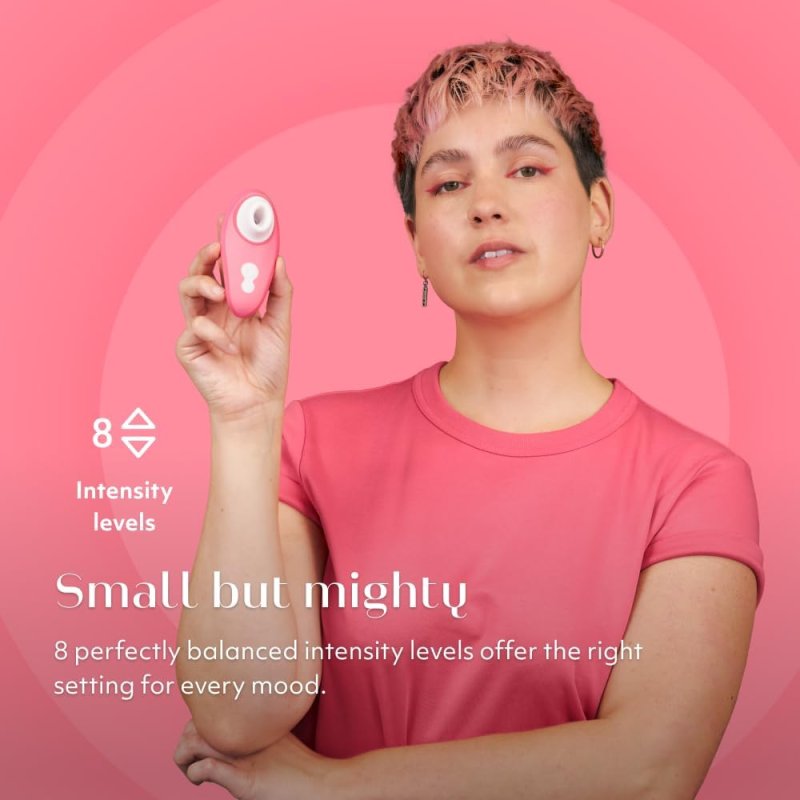 WOMANIZER LIBERTY 2 CLITORAL STIMULATOR AIR SUCKING VIBRATOR FOR WOMEN COUPLES, PINK
