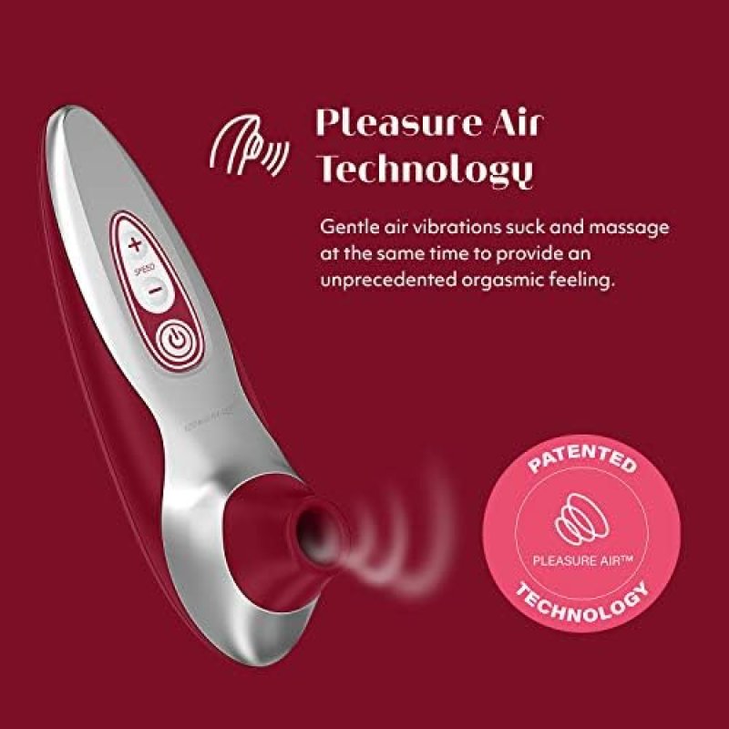 WOMANIZER POW MINT MALE MASTURBATOR WOMANIZER PRO40 RED CLITORAL SUCKER BUNDLE