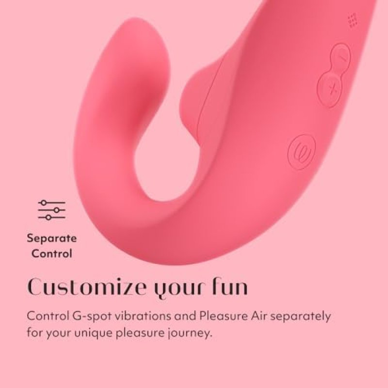 WOMANIZER PRO40 BLACK BLEND ROSE DUAL STIMULATION MINI RABBIT VIBRATOR BUNDLE FOR WOMEN