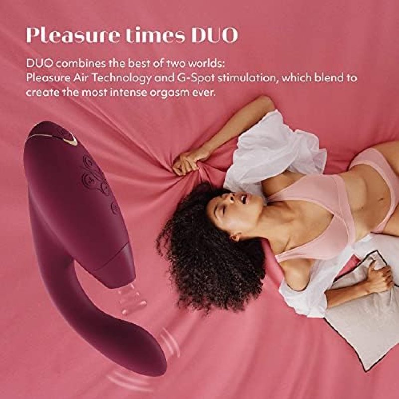 WOMANIZER PREMIUM 2 GRAY CLITORIS SUCKER DUO 1 RED DUAL STIMULATION RABBIT VIBRATOR BUNDLE