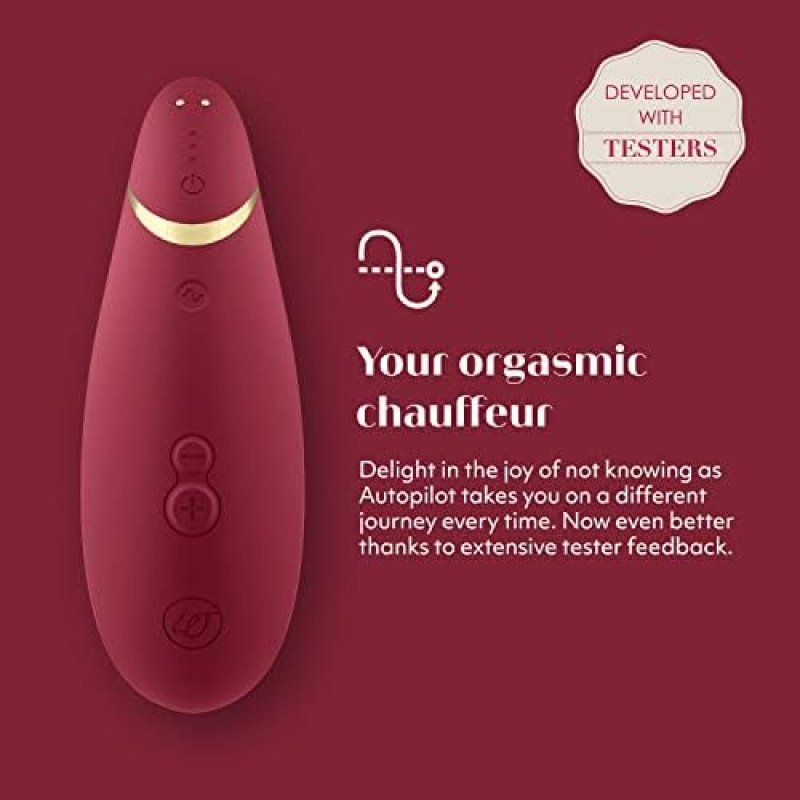 WOMANIZER PREMIUM 2 RED CLITORAL SUCKER WE-VIBE TOUCH X GREEN MINI VIBRATOR BUNDLE